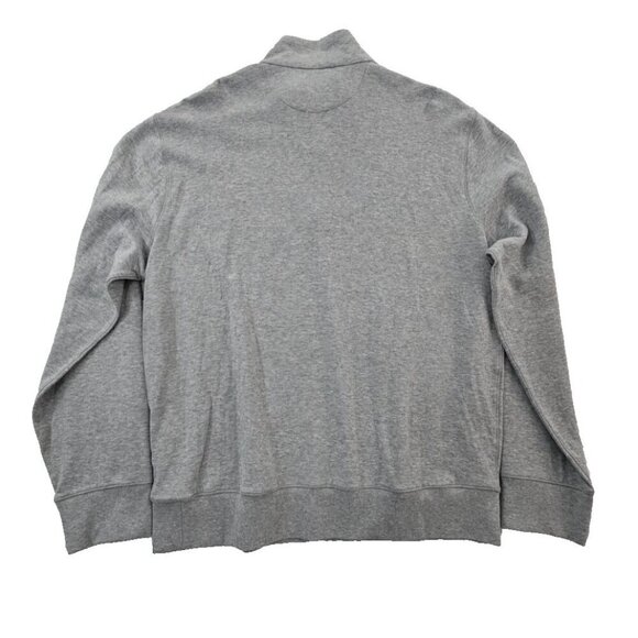 NEW Polo Ralph Lauren 1/4 Zip Henley Men's Large Grey Pullover Grey Pony NWT - Picture 2 of 15